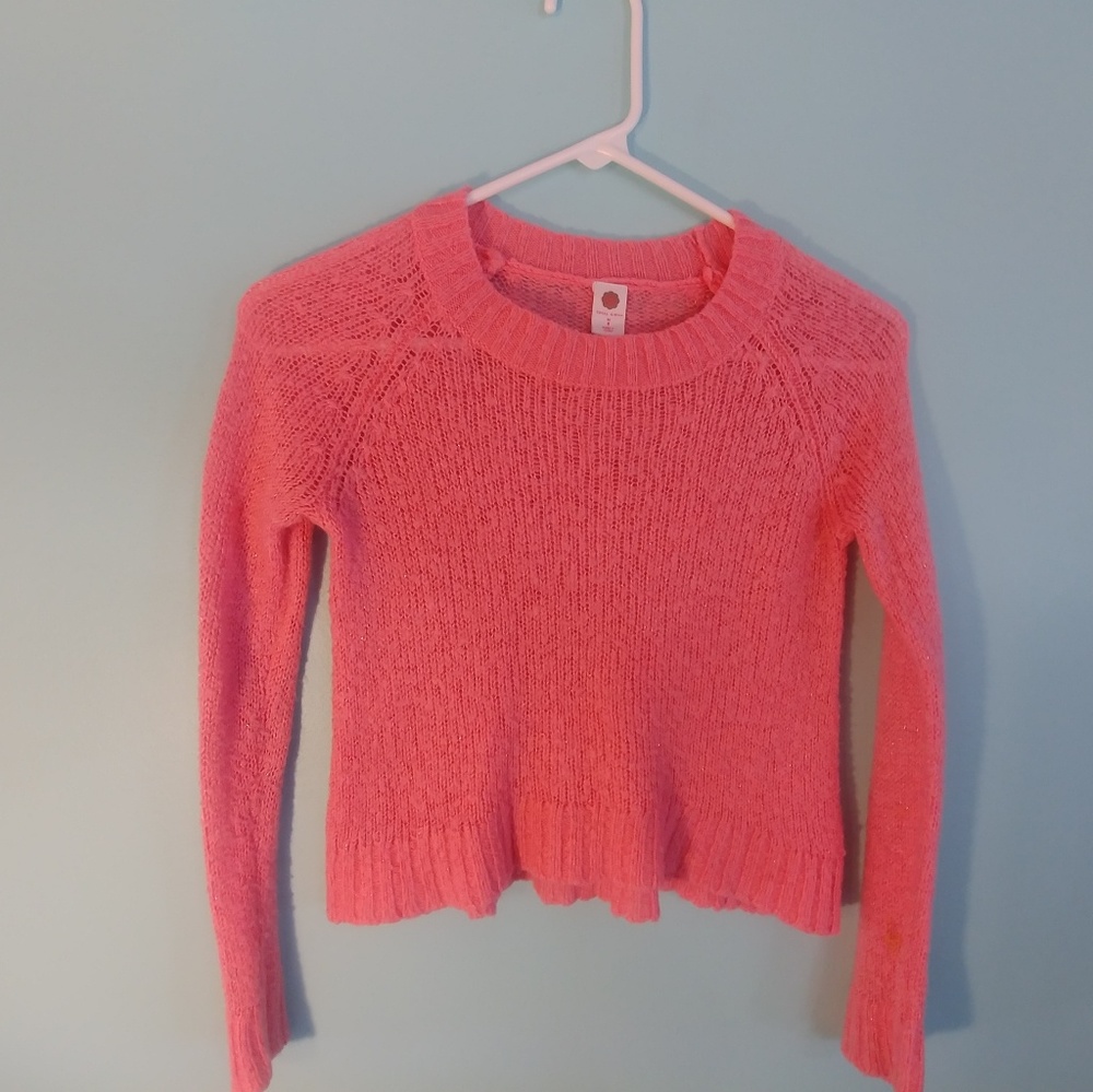 Pinky-orange Knitted sweater